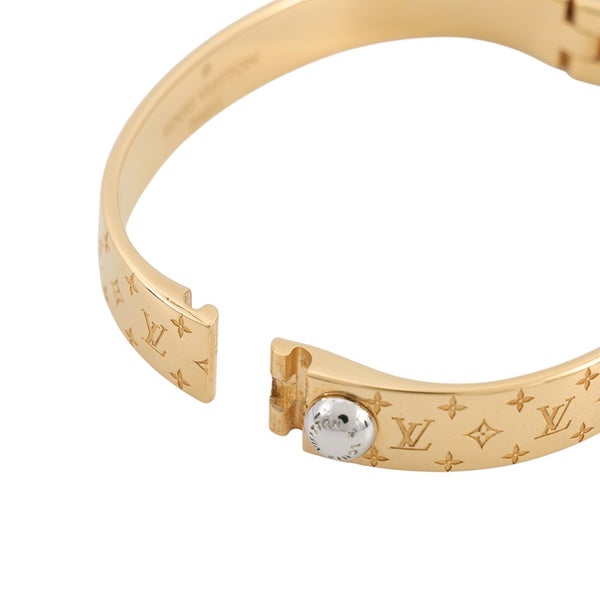 ルイヴィトン バングル モノグラム・パターン カフ・ナノグラム サイズM M00252 LOUIS VUITTON アクセサリー ブレスレット