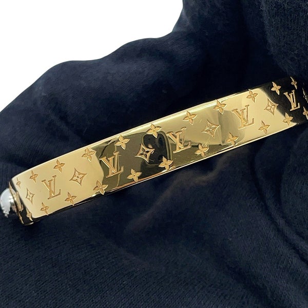 ルイヴィトン バングル モノグラム・パターン カフ・ナノグラム サイズM M00252 LOUIS VUITTON アクセサリー ブレスレット