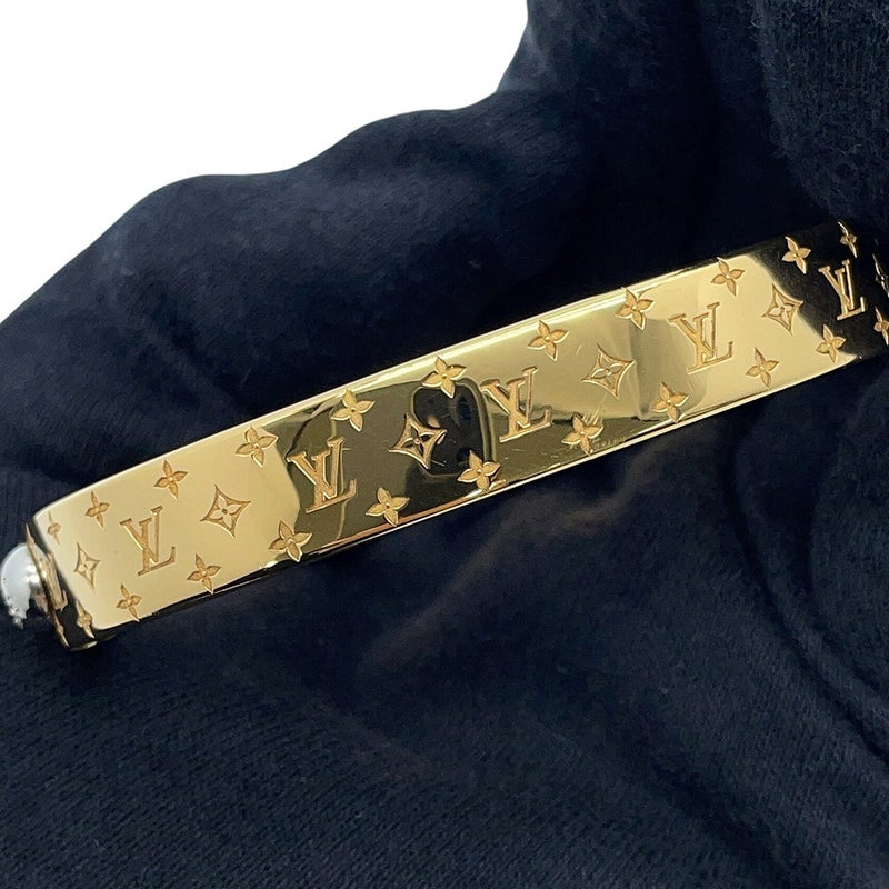 ルイヴィトン バングル モノグラム・パターン カフ・ナノグラム サイズM M00252 LOUIS VUITTON アクセサリー ブレスレット