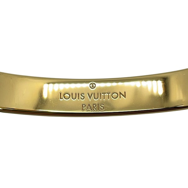 ルイヴィトン バングル モノグラム・パターン カフ・ナノグラム サイズM M00252 LOUIS VUITTON アクセサリー ブレスレット