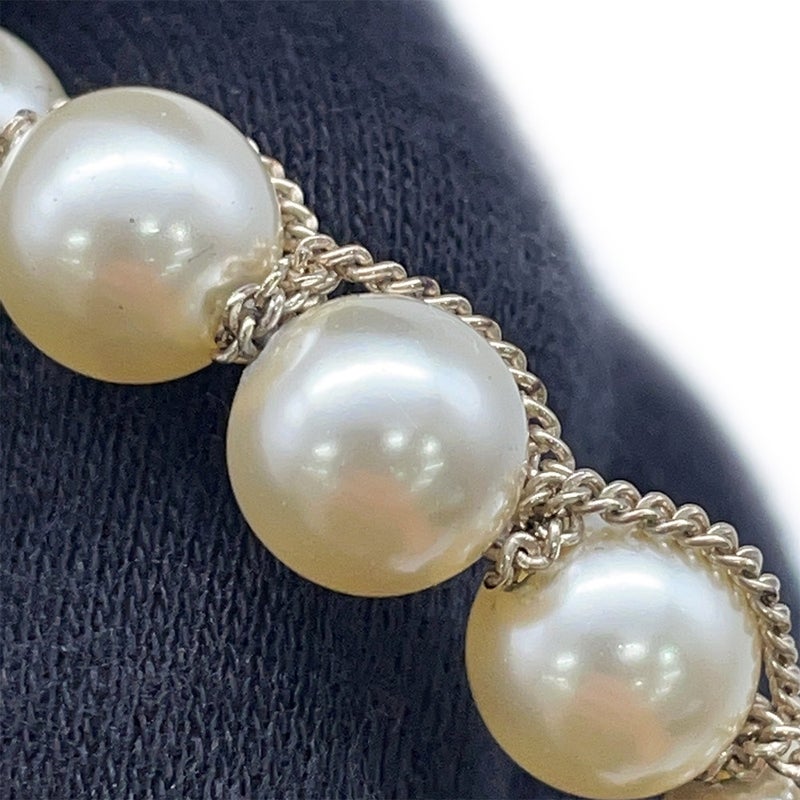 シャネル ネックレス フェイクパール ココマーク ラインストーン A19 C CHANEL アクセサリー