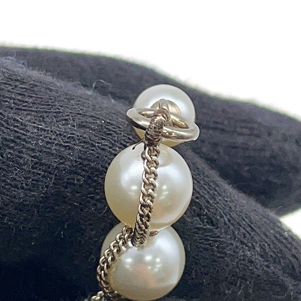 シャネル ネックレス フェイクパール ココマーク ラインストーン A19 C CHANEL アクセサリー