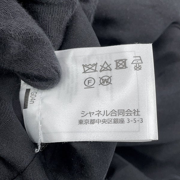 シャネル ジャケット ココマーク ツイード スパンコール レディースサイズ38 P80564 CHANEL アパレル アウター 黒