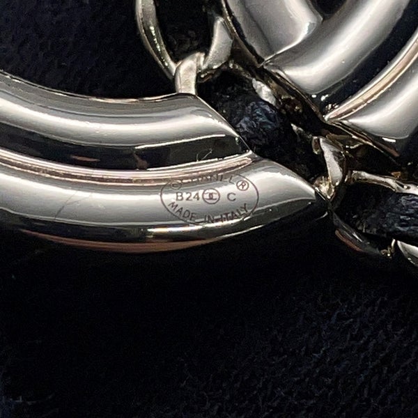 シャネル ブローチ ココマーク ラインストーン フェイクパール ラムスキン B24C AB8609 CHANEL アクセサリー