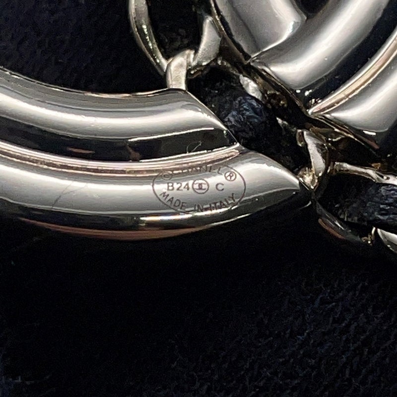 シャネル ブローチ ココマーク ラインストーン フェイクパール ラムスキン B24C AB8609 CHANEL アクセサリー