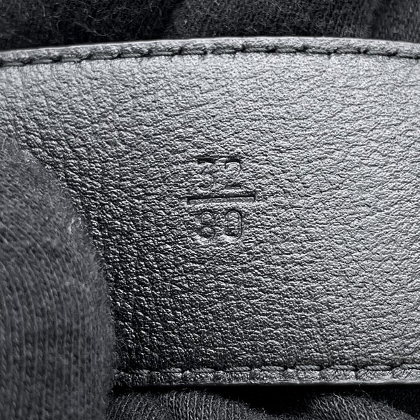 プラダ ベルト スタッズ トライアングルロゴ レザー レディースサイズ80 1CC622 PRADA 黒