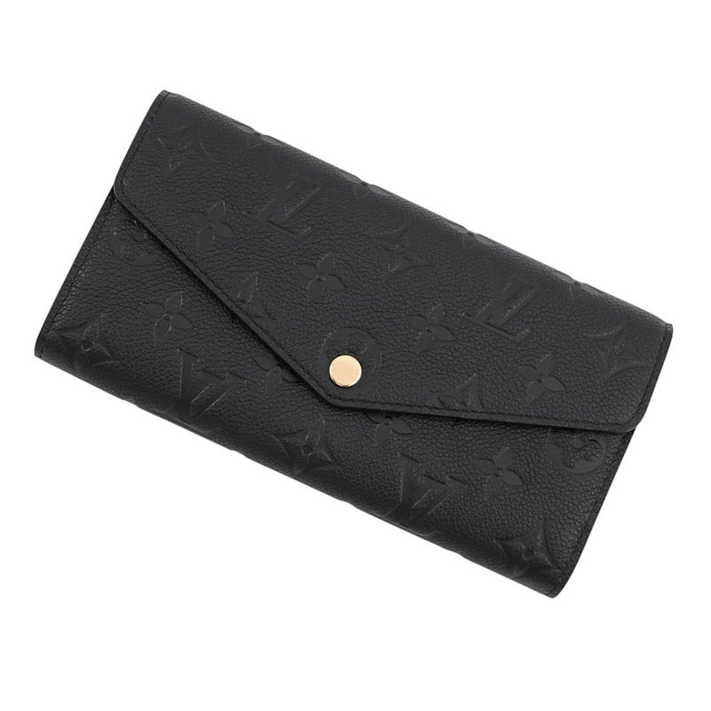 ルイヴィトン 長財布 モノグラム・アンプラント ポルトフォイユ・サラ M82257 LOUIS VUITTON 黒 ブラック