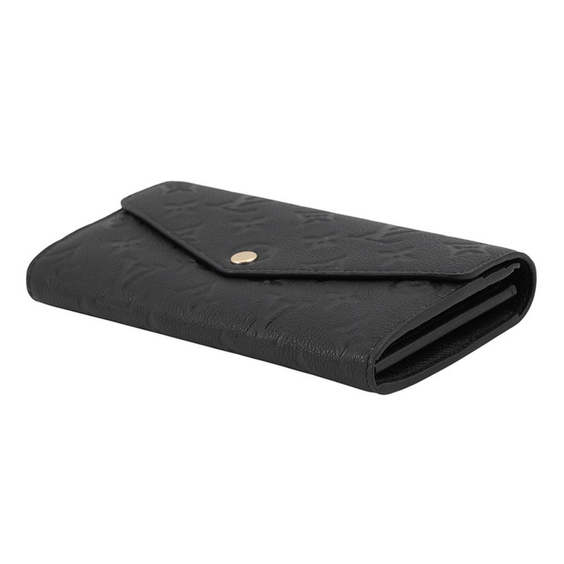 ルイヴィトン 長財布 モノグラム・アンプラント ポルトフォイユ・サラ M82257 LOUIS VUITTON 黒 ブラック
