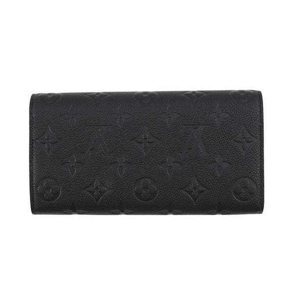 ルイヴィトン 長財布 モノグラム・アンプラント ポルトフォイユ・サラ M82257 LOUIS VUITTON 黒 ブラック