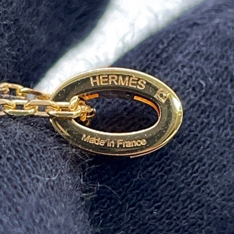 エルメス ネックレス ミニ・ポップアッシュ ニューゴールド/ゴールド金具 HERMES アクセサリー ポップH