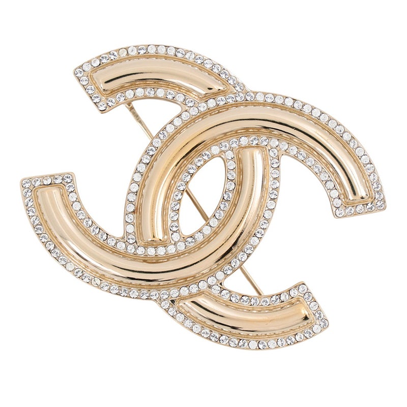 シャネル ブローチ ココマーク ラインストーン B21 C AB5610 CHANEL アクセサリー
