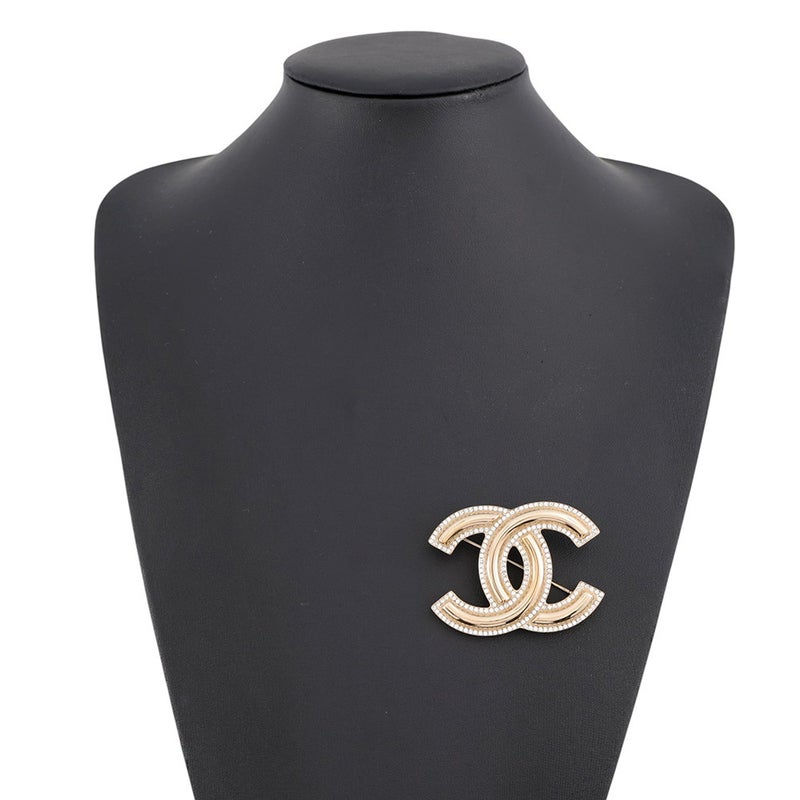 シャネル ブローチ ココマーク ラインストーン B21 C AB5610 CHANEL アクセサリー