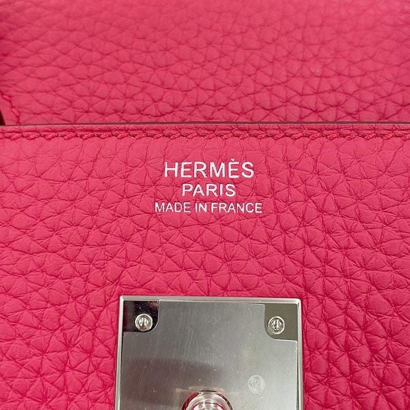 エルメス バーキン30 ローズエクストリーム/シルバー金具 トゴ D刻印 HERMES Birkin ハンドバッグ