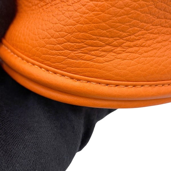 エルメス ショルダーバッグ エブリン3 23 オレンジ/シルバー金具 トリヨンクレマンス G刻印 HERMES Evelyne