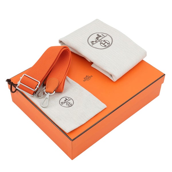 エルメス ショルダーバッグ エブリン3 23 オレンジ/シルバー金具 トリヨンクレマンス G刻印 HERMES Evelyne