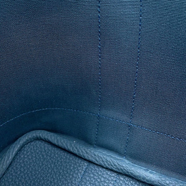 エルメス トートバッグ ネオ・ガーデン 23 ガーデンパーティ ブルートンペット/シルバー金具 トワルオフィシエ/ネゴンダ G刻印