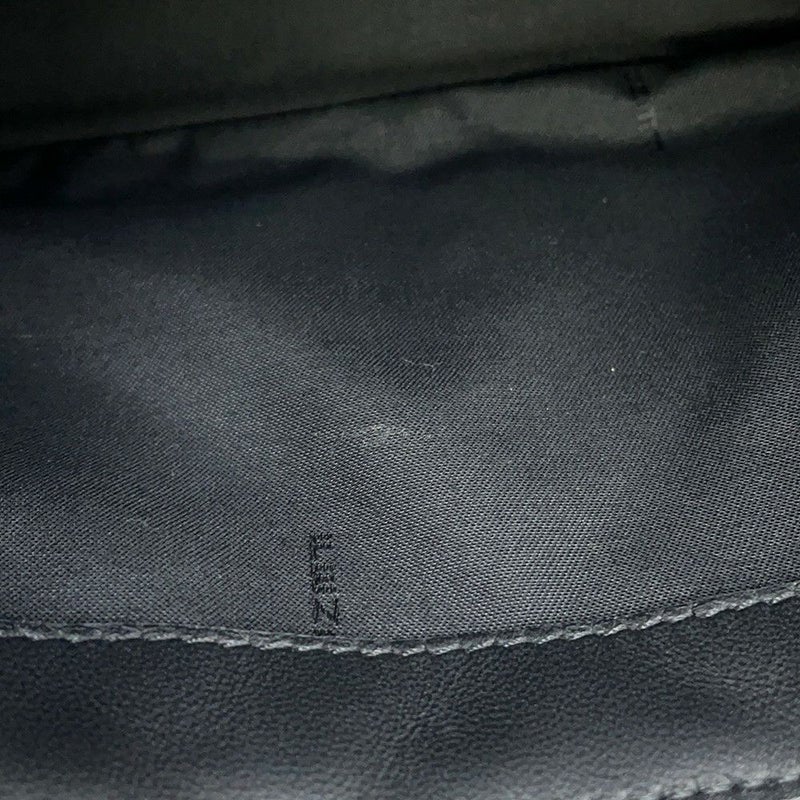 フェンディ ショルダーバッグ FFモチーフ バゲット ラムスキン 8BR600 FENDI 2way ブラック