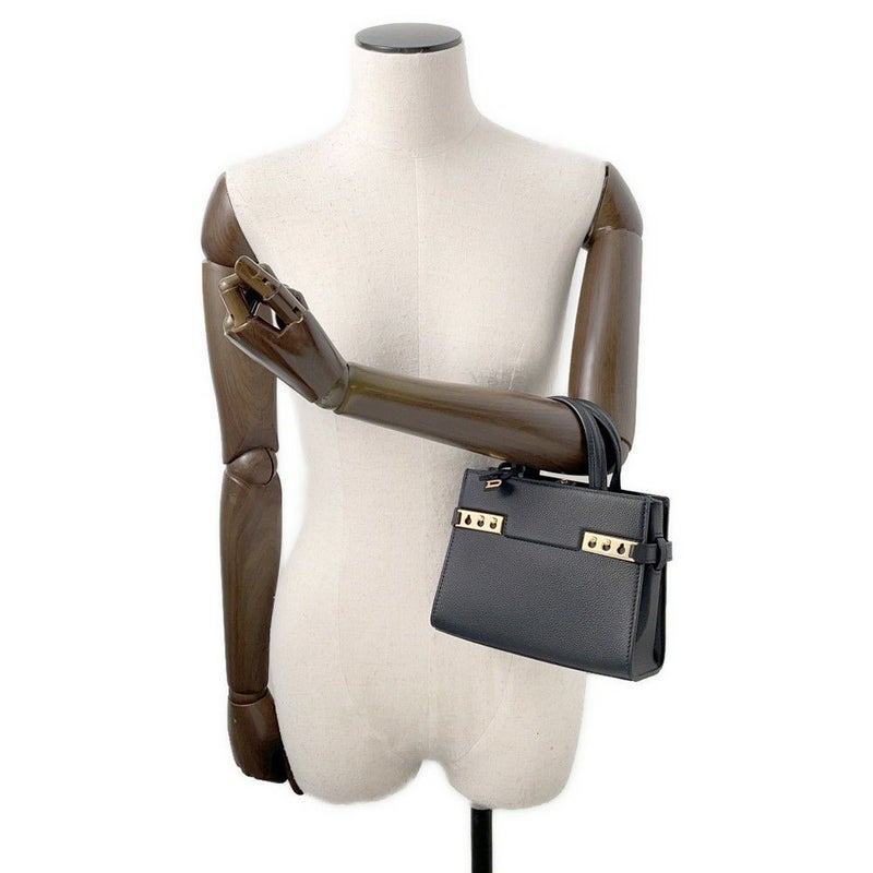 デルヴォ― ハンドバッグ タンペート クラッシュ スモール カーフレザー AA0617AFL0 Delvaux 2way 黒 デルボー