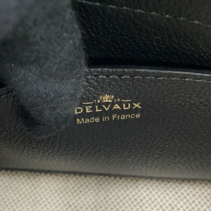 デルヴォ― ハンドバッグ タンペート クラッシュ スモール カーフレザー AA0617AFL0 Delvaux 2way 黒 デルボー