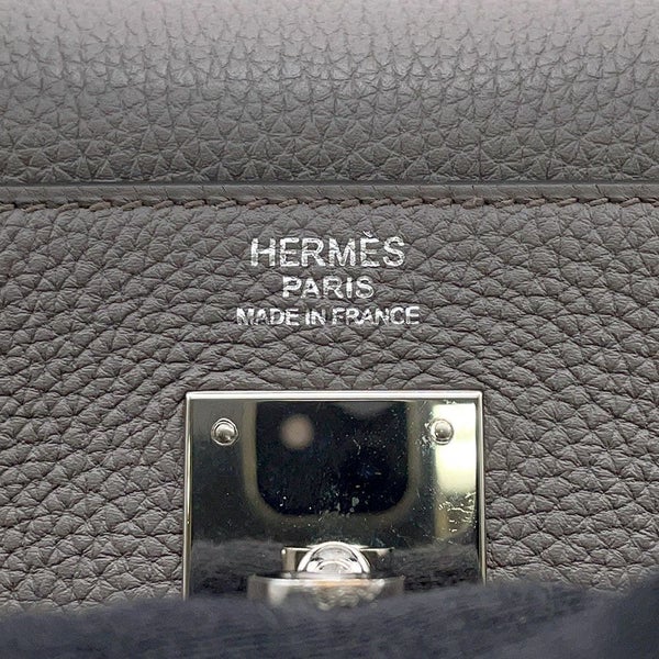 エルメス ハンドバッグ ケリー32 内縫い エタン/シルバー金具 トリヨンクレマンス A刻印 2wayショルダー