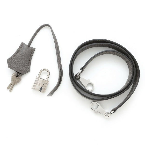 エルメス ハンドバッグ ケリー32 内縫い エタン/シルバー金具 トリヨンクレマンス A刻印 2wayショルダー