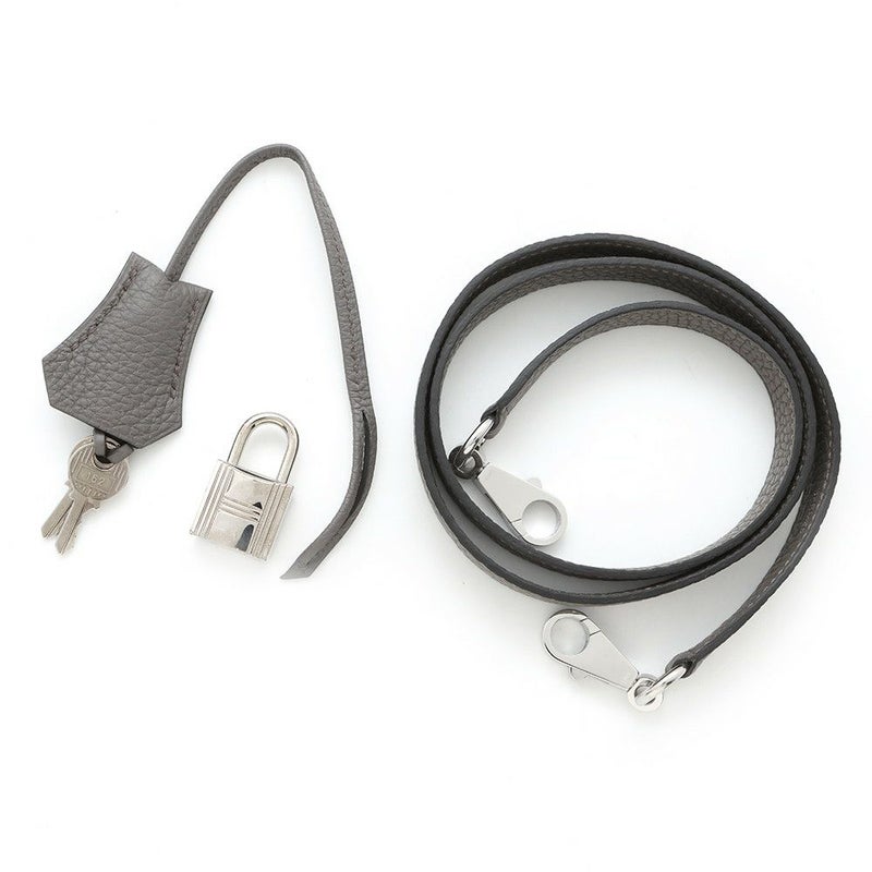 エルメス ハンドバッグ ケリー32 内縫い エタン/シルバー金具 トリヨンクレマンス A刻印 2wayショルダー