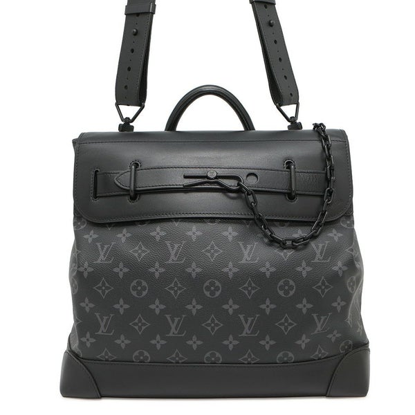 ルイヴィトン ハンドバッグ モノグラム・エクリプス スティーマーPM M44731 2way 黒 ブラック