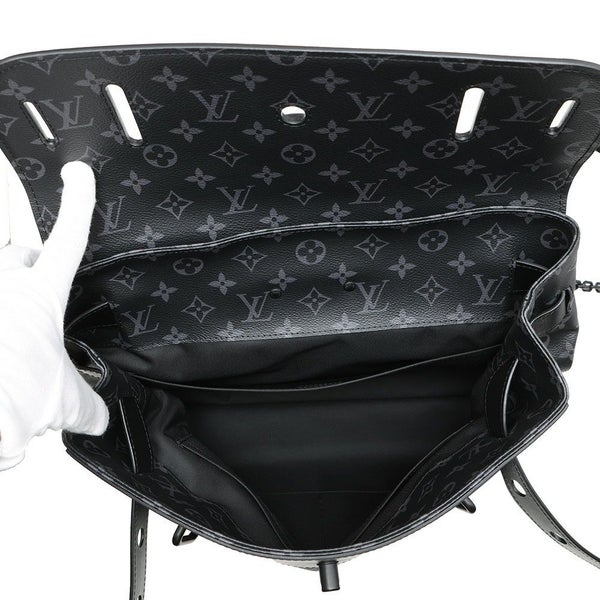 ルイヴィトン ハンドバッグ モノグラム・エクリプス スティーマーPM M44731 2way 黒 ブラック