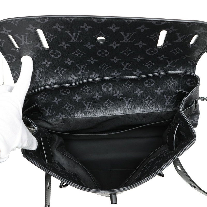 ルイヴィトン ハンドバッグ モノグラム・エクリプス スティーマーPM M44731 2way 黒 ブラック