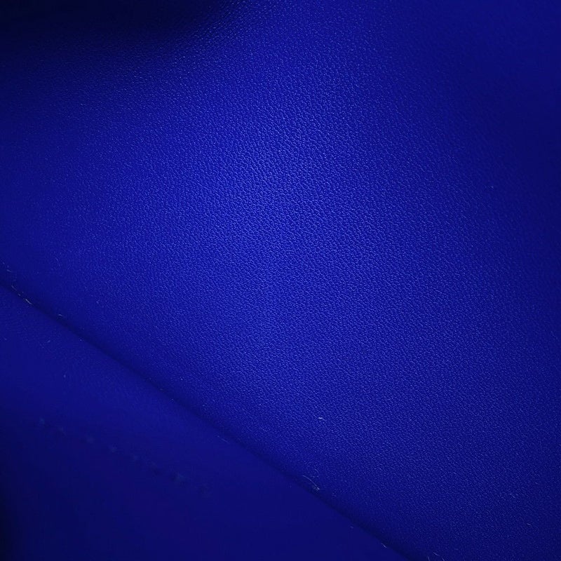 エルメス 長財布 ドゴンGM ブルーエレクトリック/シルバー金具 トゴ T刻印 HERMES 財布