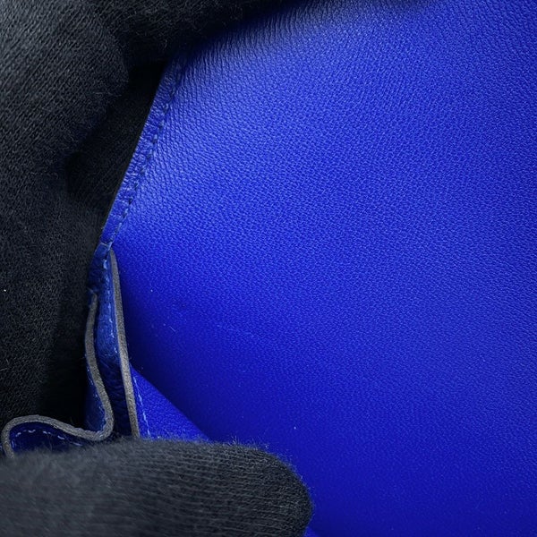 エルメス 長財布 ドゴンGM ブルーエレクトリック/シルバー金具 トゴ T刻印 HERMES 財布