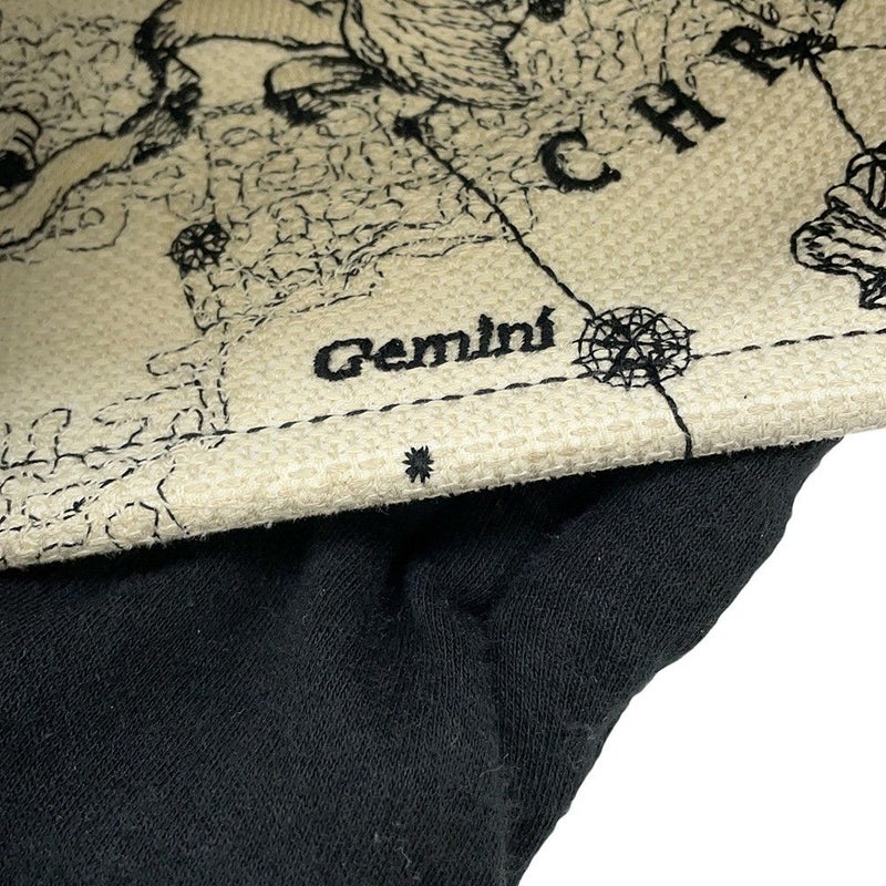 クリスチャン・ディオール トートバッグ ブックトート ゾディアック エンブロイダリー ミディアム M1296ZRHZ 白 黒