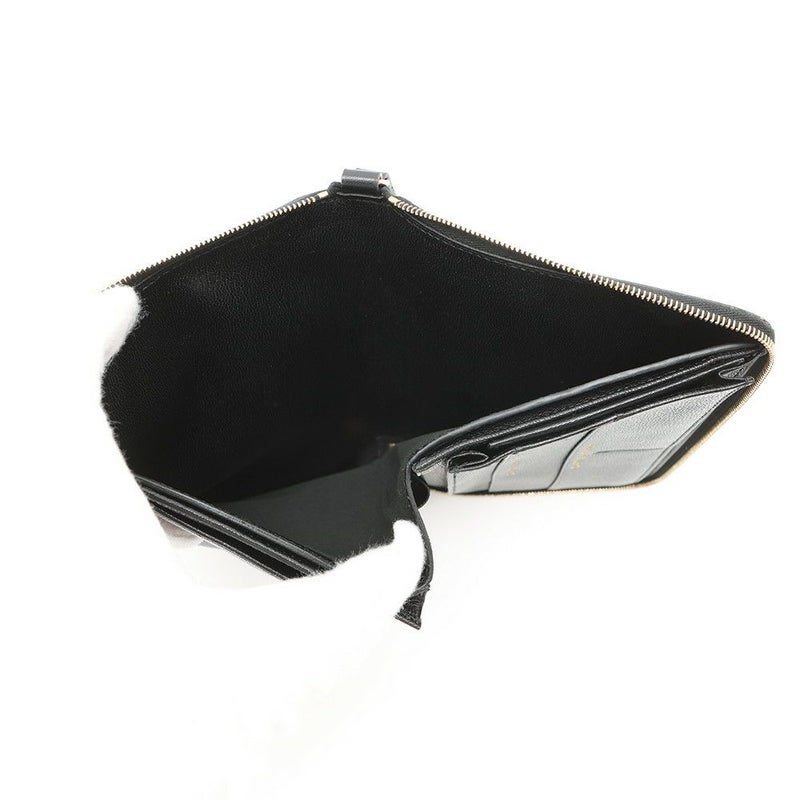 エルメス トラベルケース チャーリー ブラック/ゴールド金具 ボックスカーフ □C刻印 黒