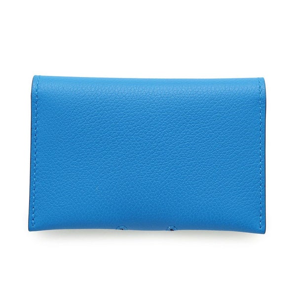 エルメス カードケース RMS ヴェルソ ブルーザンジバル/ヴェールヴェルティゴ/シルバー金具 エバーカラー W刻印