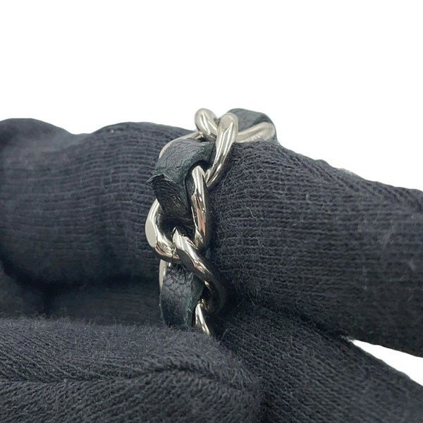 シャネル チェーンウォレット カメリア ココマーク ラムスキン A47421 CHANEL 財布 黒