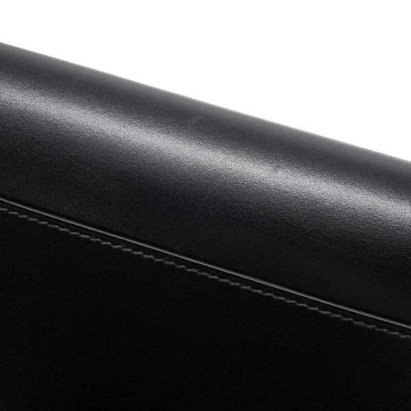 エルメス 長財布 コンスタンス トゥーゴー ロング ブラック/シルバー金具 ボックスカーフ O刻印 財布 黒