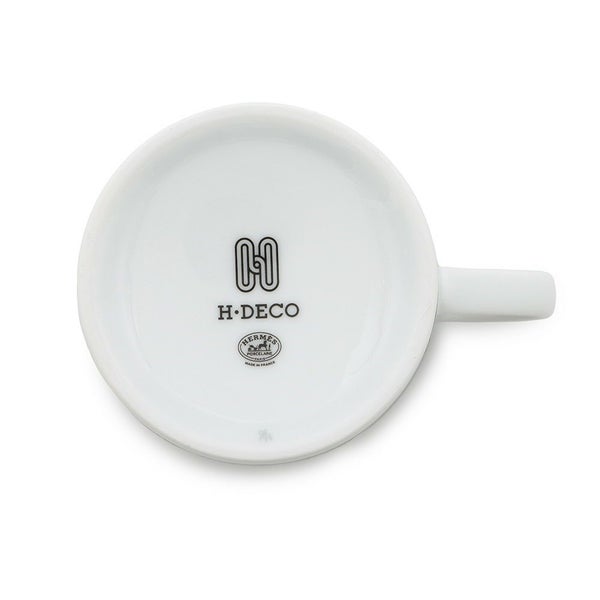 エルメス マグカップ Hデコ アッシュデコ 300ml HERMES 食器 ギフト 白 黒