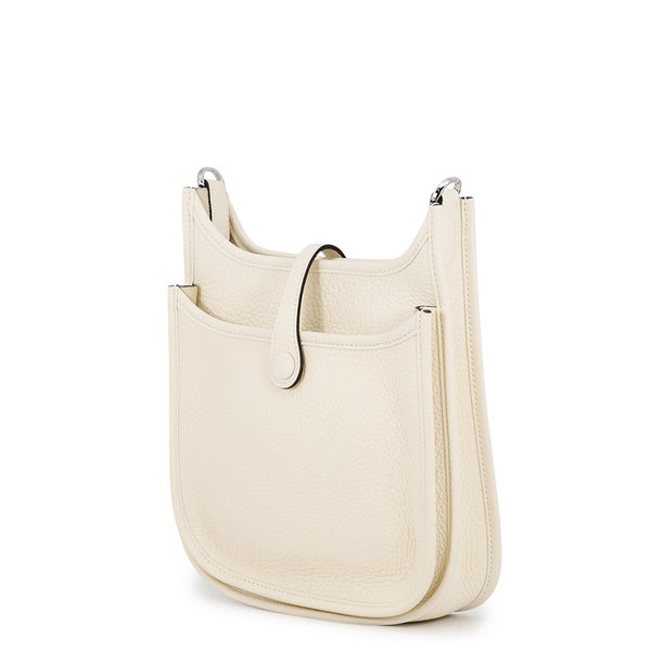 エルメス ショルダーバッグ エブリン3 23 クレーム/シルバー金具 トリヨンクレマンス K刻印 HERMES Evelyne