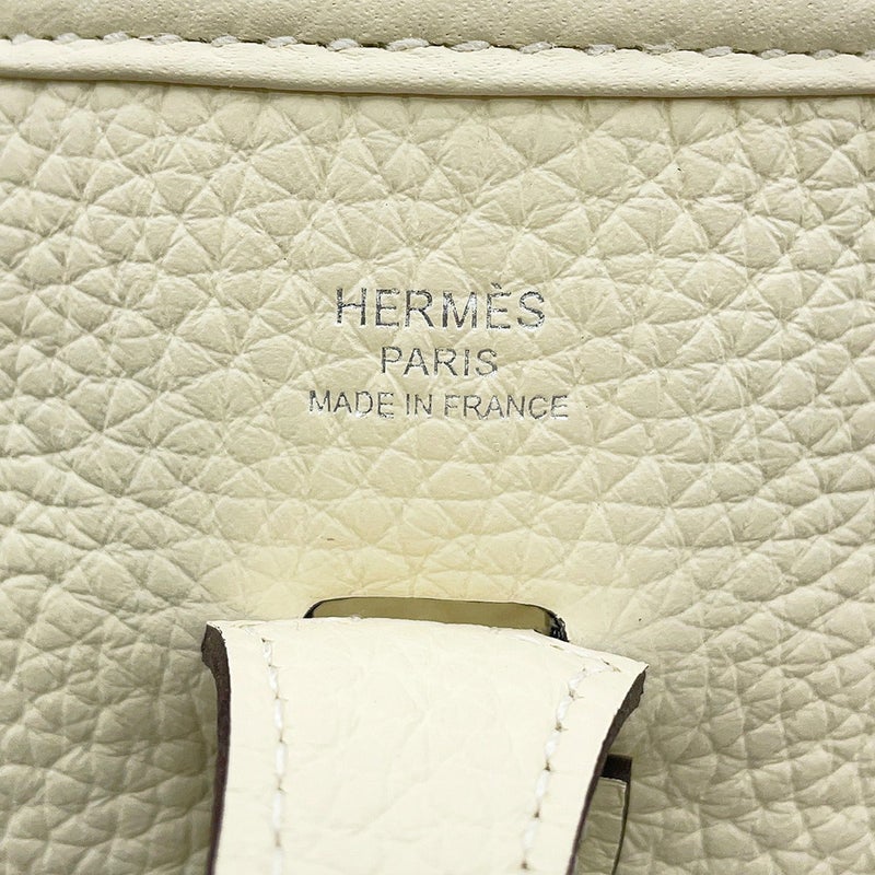エルメス ショルダーバッグ エブリン3 23 クレーム/シルバー金具 トリヨンクレマンス K刻印 HERMES Evelyne