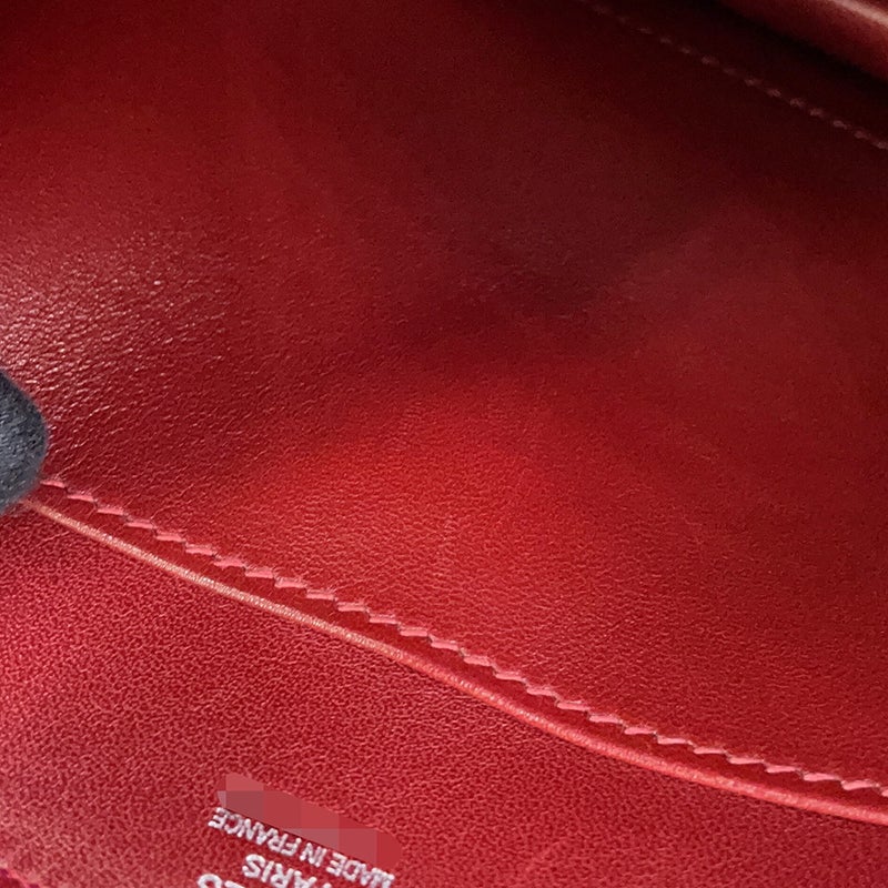 エルメス チェーンショルダーバッグ カテニ―ナ エプロン・ドール ブルー/マルチカラー/シルバー金具 シルク HERMES ソルド品 カテニナ