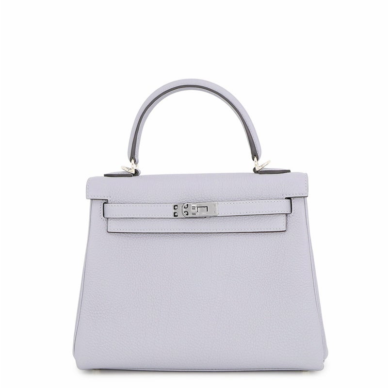 エルメス ハンドバッグ ケリー25 内縫い グリパンタン/シルバー金具 トゴ G刻印 HERMES Kelly 2wayバッグ