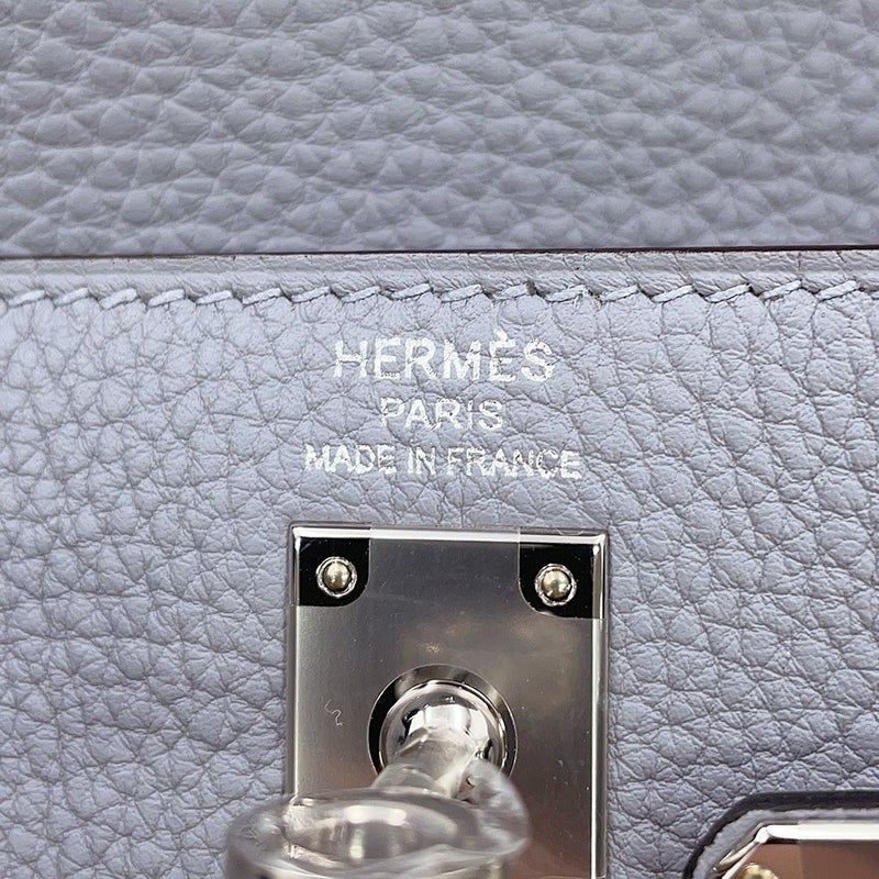 エルメス ハンドバッグ ケリー25 内縫い グリパンタン/シルバー金具 トゴ G刻印 HERMES Kelly 2wayバッグ
