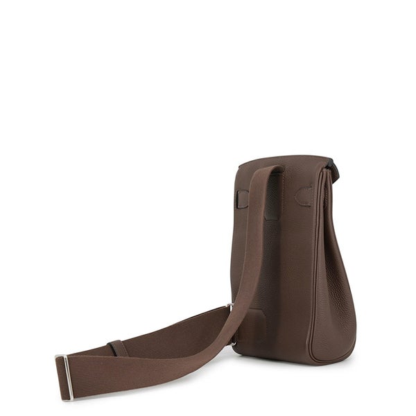エルメス ボディバッグ ケリー アッカドPM カカオ/シルバー金具 トゴ U刻印 HERMES メンズ