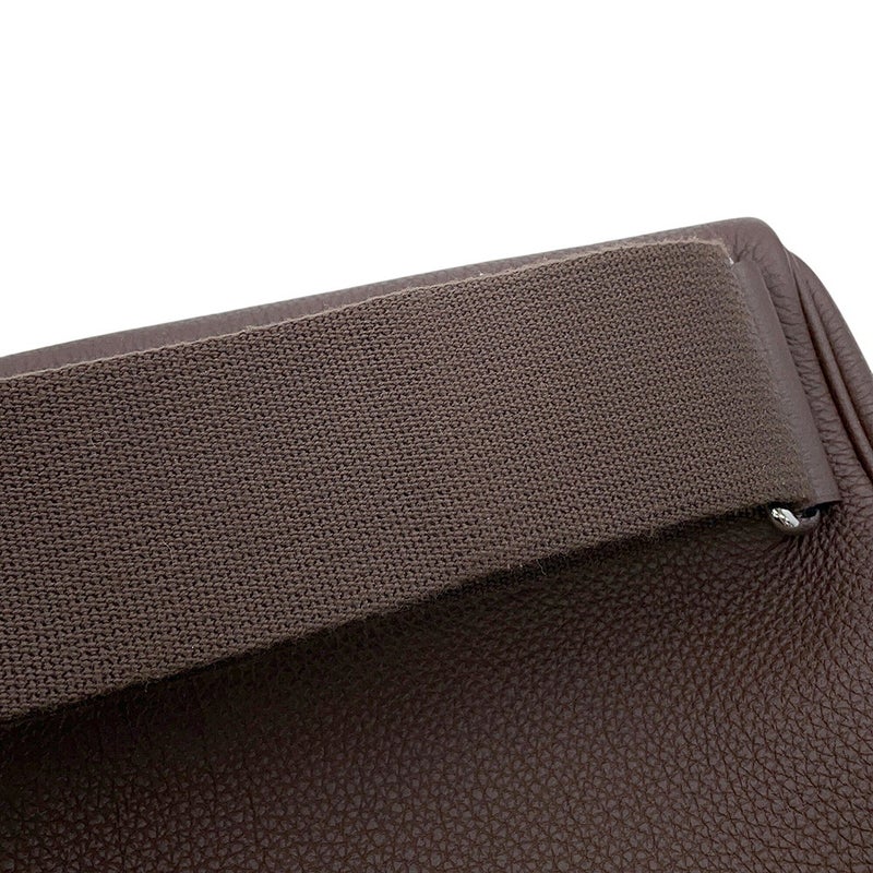 エルメス ボディバッグ ケリー アッカドPM カカオ/シルバー金具 トゴ U刻印 HERMES メンズ