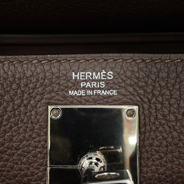 エルメス ボディバッグ ケリー アッカドPM カカオ/シルバー金具 トゴ U刻印 HERMES メンズ