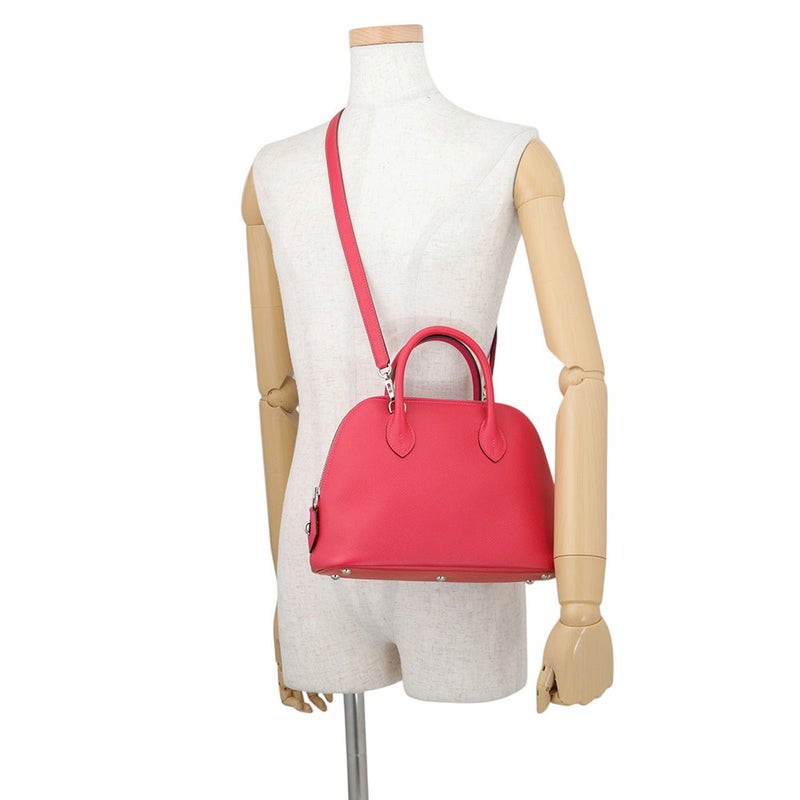 エルメス ボリード1923 25 フランボワーズ/シルバー金具 エプソン Z刻印 HERMES ２wayショルダー
