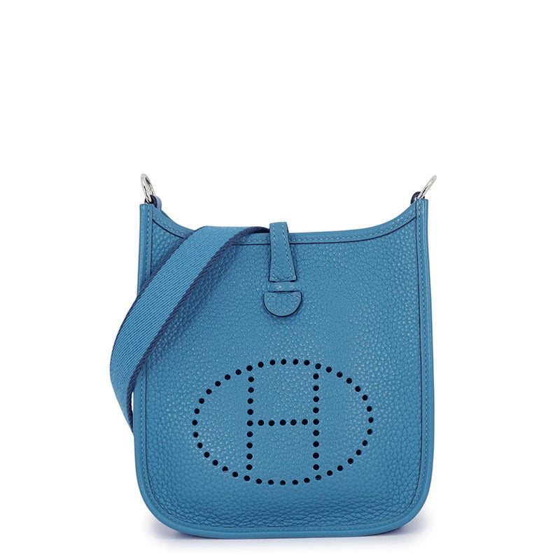 エルメス ショルダーバッグ エブリンTPM 111cm アマゾン コバルト/シルバー金具 トリヨンクレマンス □R刻印 HERMES