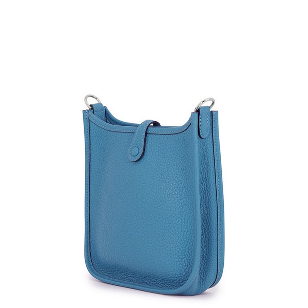 エルメス ショルダーバッグ エブリンTPM 111cm アマゾン コバルト/シルバー金具 トリヨンクレマンス □R刻印 HERMES