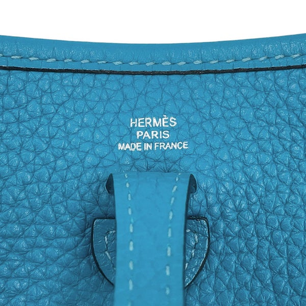 エルメス ショルダーバッグ エブリンTPM 111cm アマゾン コバルト/シルバー金具 トリヨンクレマンス □R刻印 HERMES