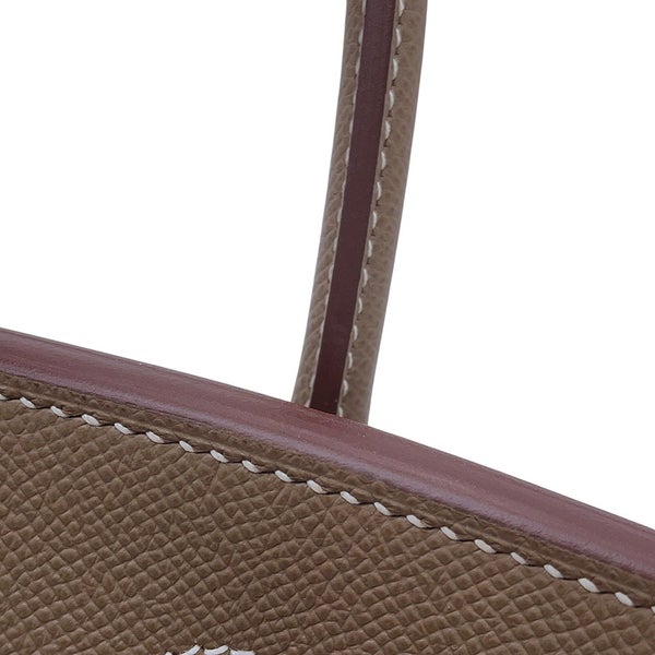 エルメス バーキン30 エトゥープ/シルバー金具 エプソン B刻印 HERMES Birkin ハンドバッグ